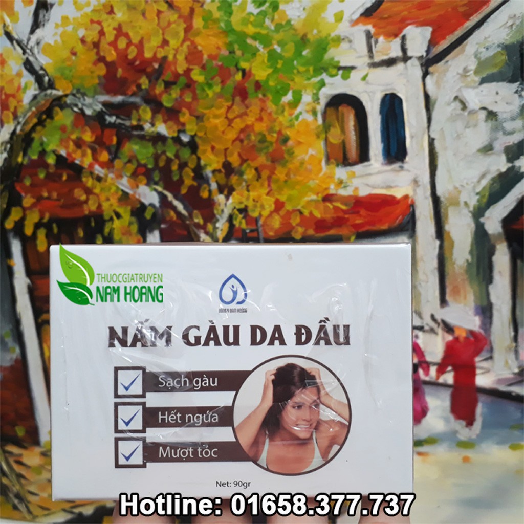 [Quầy Thuốc Nam Hoàng] - Dược Phẩm Hỗ Trợ Chữa Bệnh Gàu, Nấm Da Đầu - Tận Gốc, Không Tái Phát [Hàng Chính Hãng]