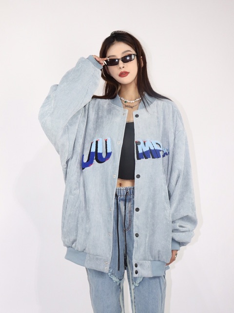 Áo khoác Bomber Jump Next Unisex style Hàn Quốc