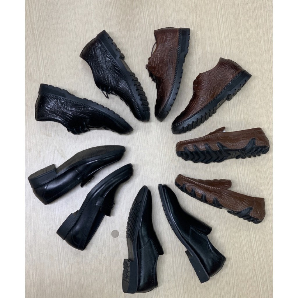 [XẢ KHO ĐỒNG GIÁ 99k] GIÀY NAM DA BÒ THẬT ISHOESVN GIÁ 99k, Giá livestream