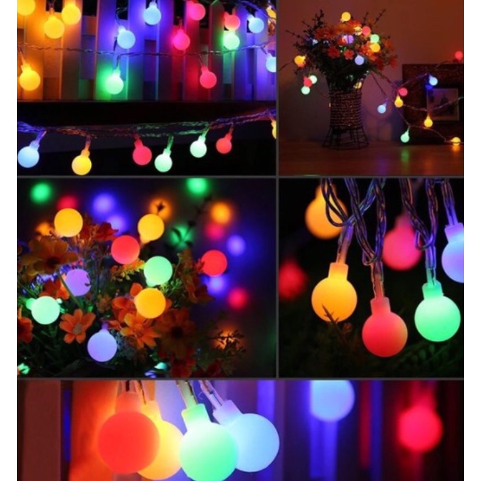 Đèn cherry ball đèn bi nhiều kích thước trang trí