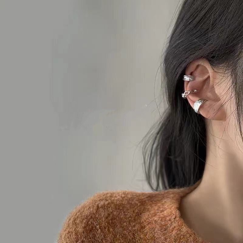 Khuyên Tai Dạng Kẹp Phong Cách retro Hàn Quốc Cá Tính Cao Cấp Dễ Phối Đồ Dành Cho Nữ