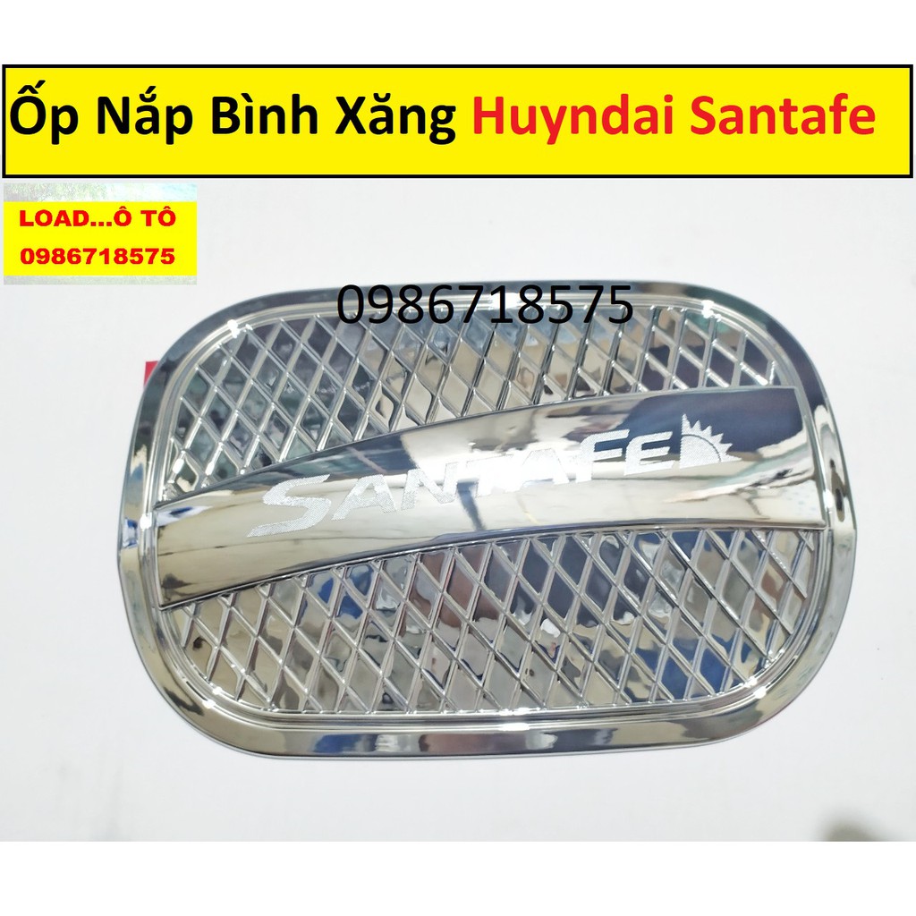 Ốp Nắp Xăng Mạ Crom Huydai Santafe 2018-2021 Cao Cấp