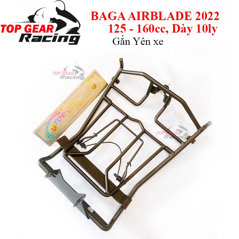 Baga  Air Blade 125-160 AB 2023 Đen Tĩnh Điện, Titan, Inox Gắn Yên