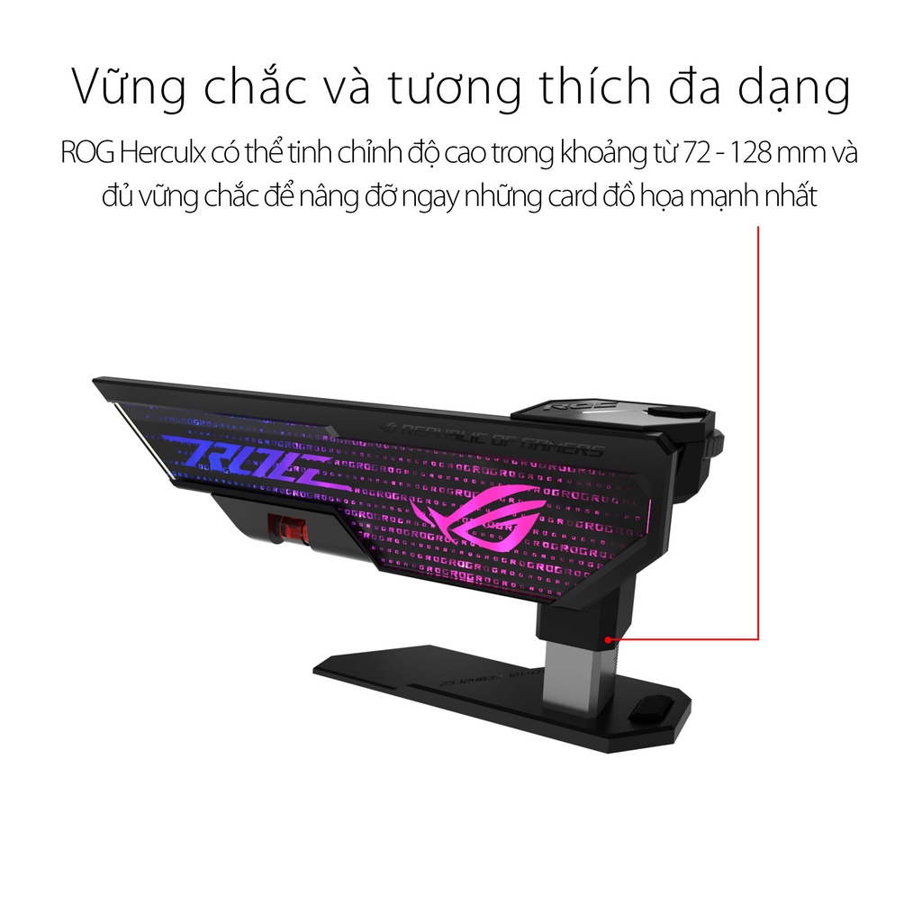 Giá Đỡ VGA ASUS ROG XH01 HERCULX GRAPHICS CARD HOLDER