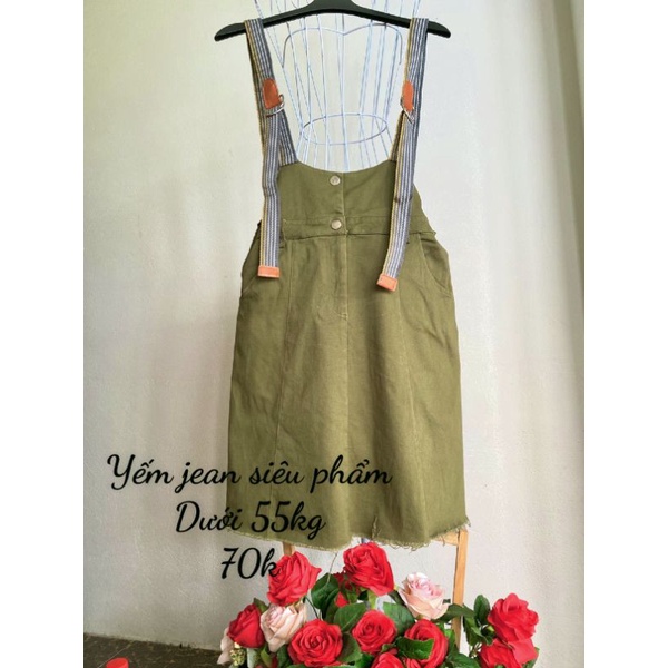 đầm yếm rêu siêu đẹp