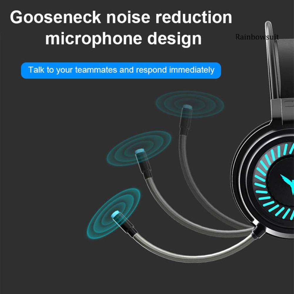 Tai nghe gaming rb- g58 có đèn led và mic cho pc / laptop