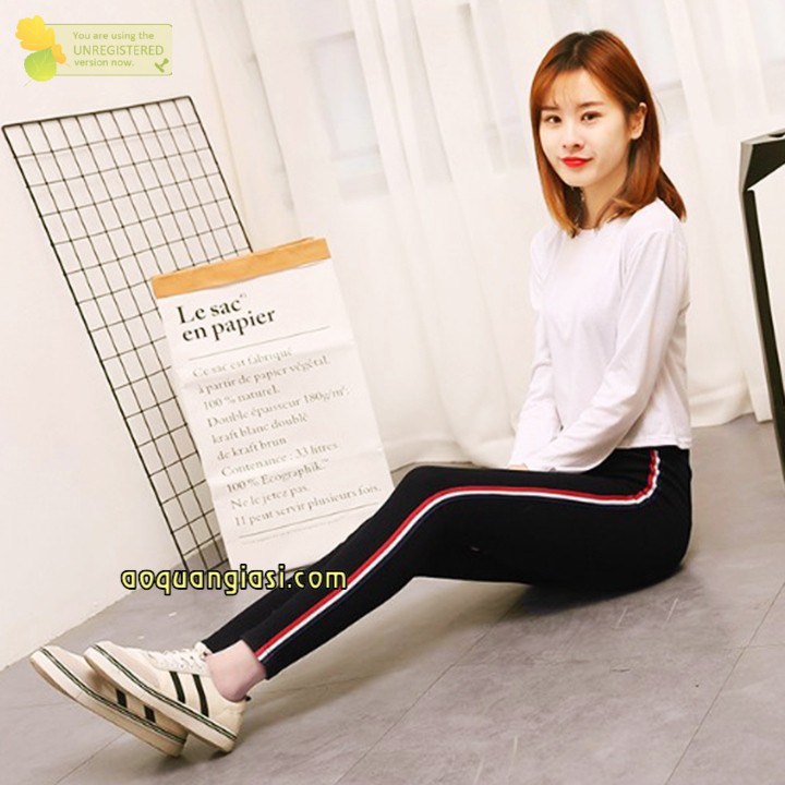 Quần Legging sọc màu MT691