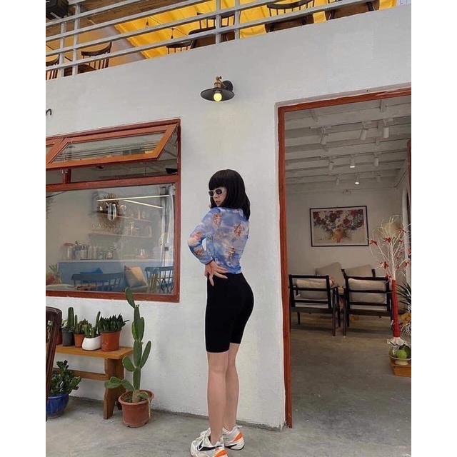 Quần legging ngố nâng mông siêu hot