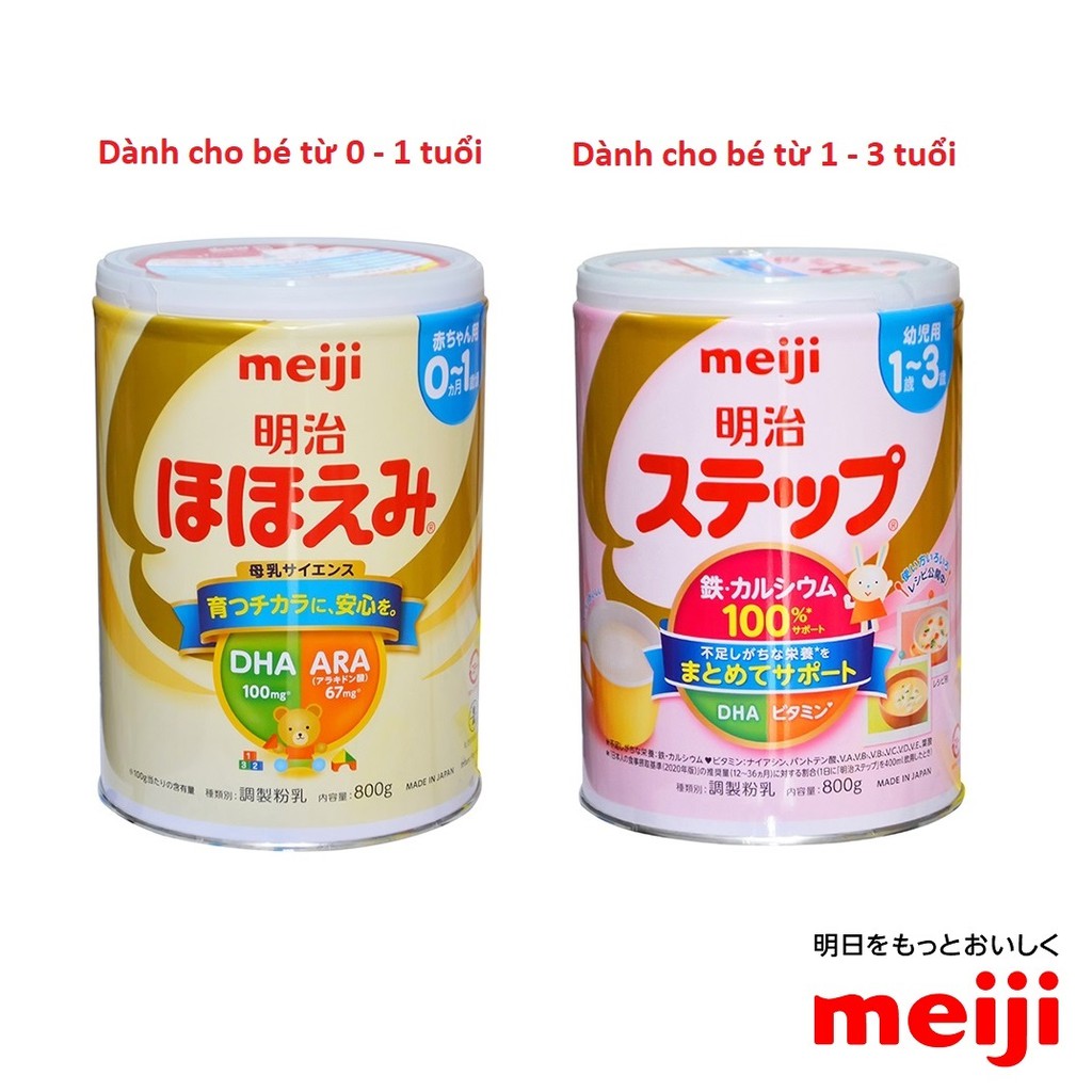 Sữa Bột MEIJI Nhập Khẩu Nội Địa Nhật Bản - Hộp 800g