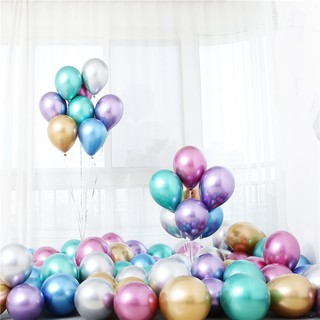 Set 50 quả bóng siêu nhũ mạ Chrome 10"
