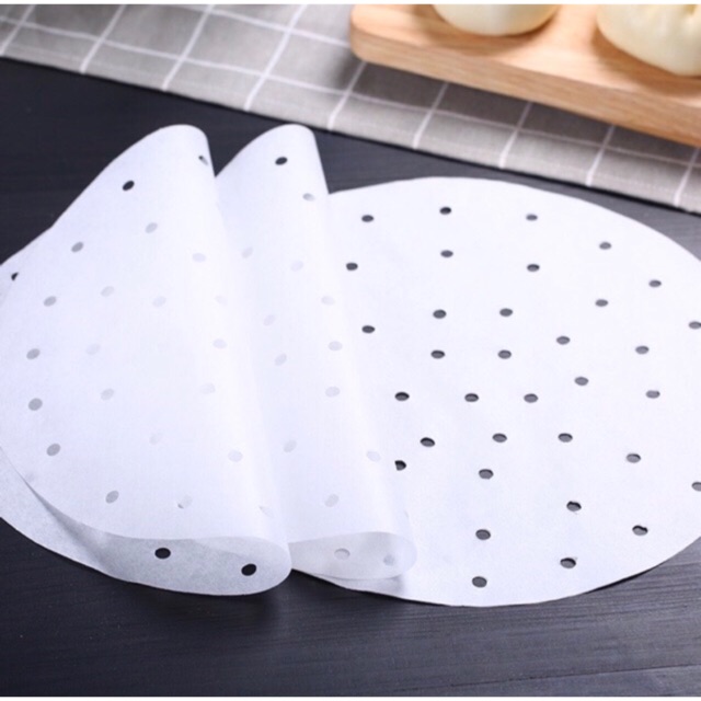 100 tờ giấy nến dùng cho nồi hấp và NCKD 16.5cm -20.3cm- 23cm