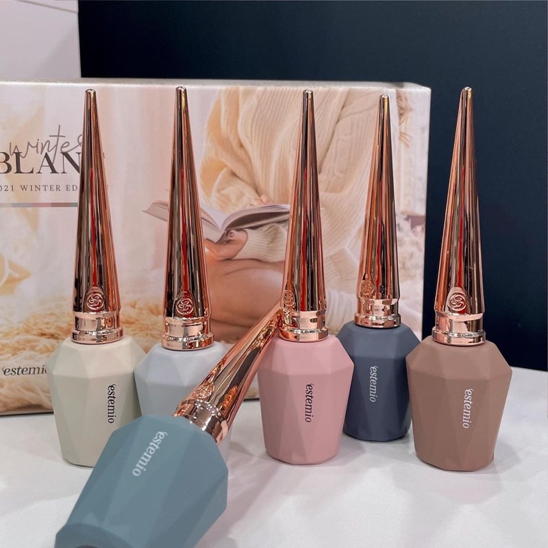 Sơn gel lông Estemio chính hãng Hàn Quốc set Winter Blanc