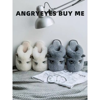 DÉP BÔNG ANGRY EYES LÔNG CỪU CAO CẤP
