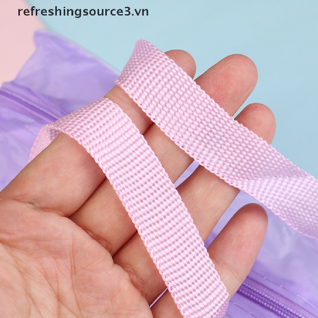 Túi đựng mỹ phẩm bằng nhựa PVC trong suốt có khóa kéo tiện lợi