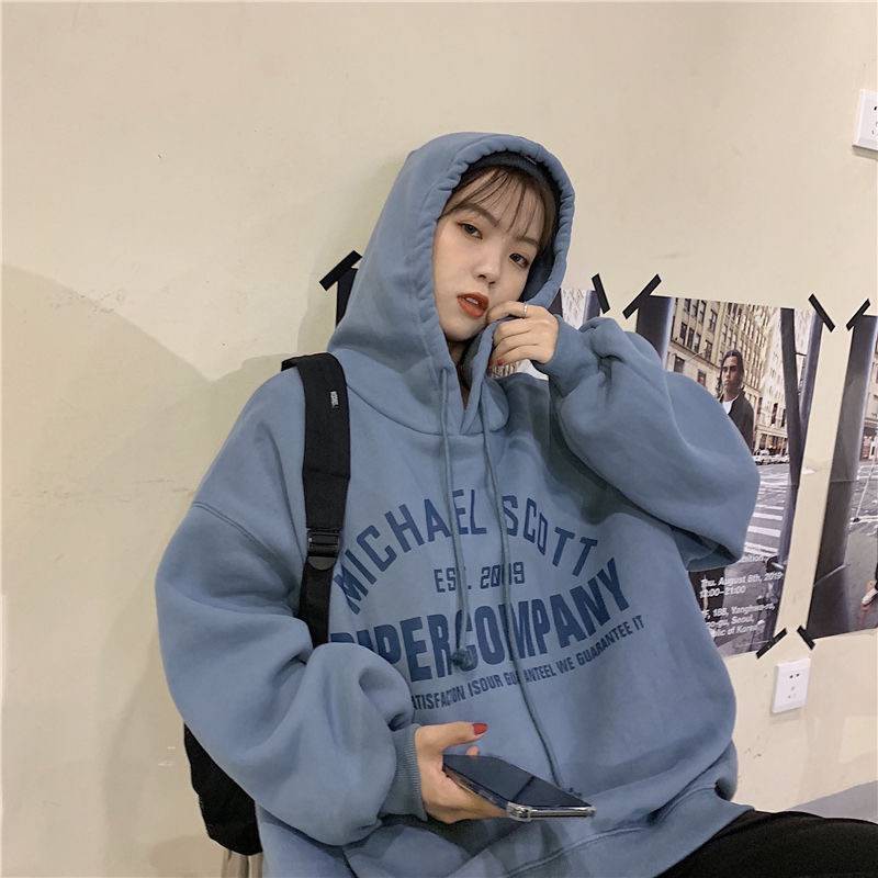 Áo Nỉ Nữ Dài Tay Có Mũ Thời Trang Hàn | BigBuy360 - bigbuy360.vn