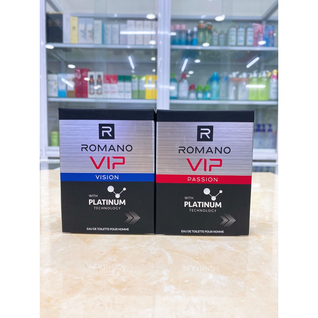 Nước Hoa Nam Cao Cấp Romano Vip Passion Vision 50ml Chính Hãng Công Ty