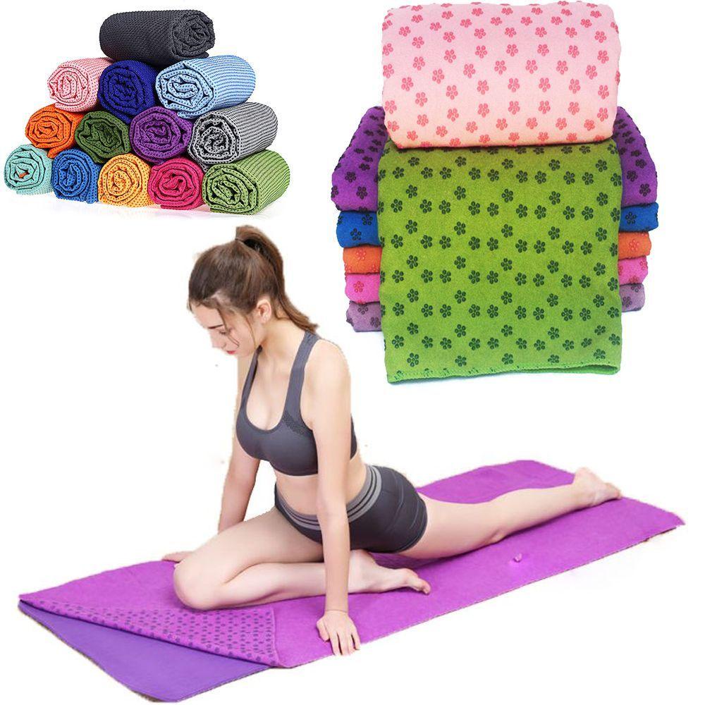 Thảm Tập Yoga / Pilates Bằng Sợi Micro Chống Trượt Kích Thước 183x63cm