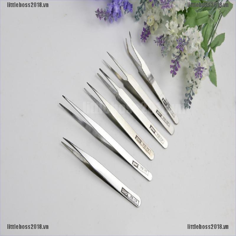 Bộ 6 Nhíp Chống Nhiễm Trùng Bằng Thép Chất Lượng Cao