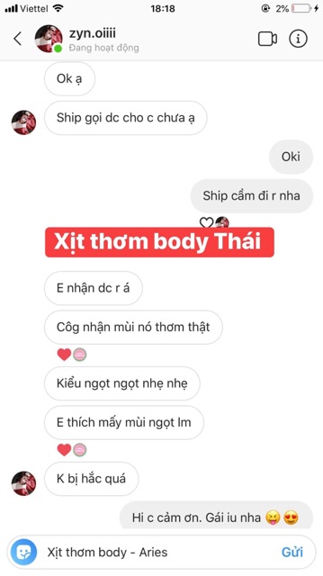 [FREE SHIP] Xịt Thơm Body RSERIES Chính Hãng Thái Lan Thơm Quyến Rũ Ngọt Ngào Lưu Hương Lâu