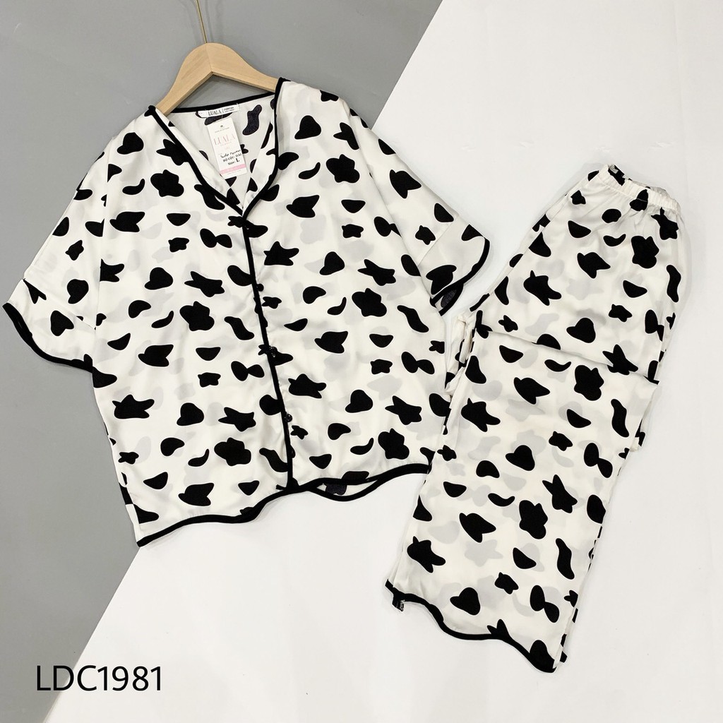 [KHUYẾN MẠI] Bộ Pijama Lụa Latin Cao Cấp Thiết Kế Tay Ngắn Quần Dài Thoải Mái Thấm Hút Mồ Hôi Cực Tốt