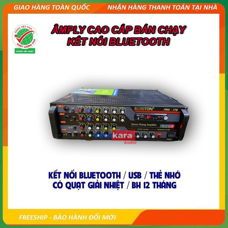 ✔🎤⚡Amply 8 sò mạnh mẽ, âm thanh chất lượng, karaoke gia đình, sử dụng cho đôi loa 3 tấc, 2,5 tấc tích hợp Bluetooth, usb