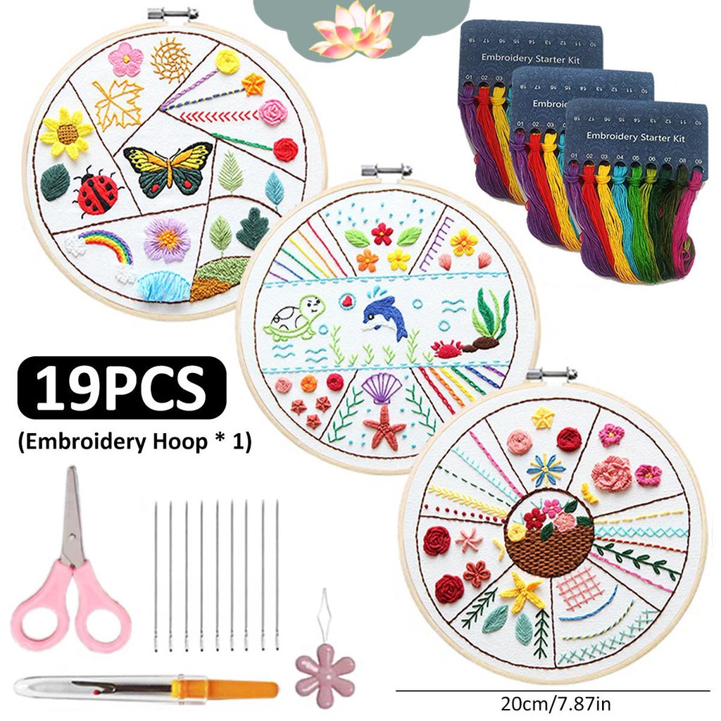 Bộ Tranh Thêu Chữ Thập Thủ Công Nhiều Màu Sắc shoptkc0384 Dành Cho Người Mới Bắt Đầu