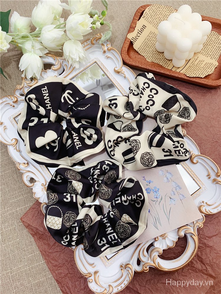 Dây buộc tóc lụa phong cách Hàn Quốc cá tính thời trang dành cho nữ