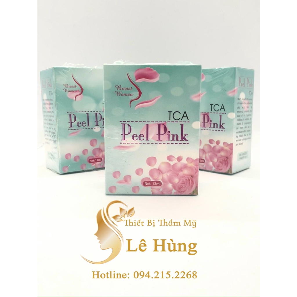 PEEL PINK TCA Hồng Nhũ Hoa  - Peel thâm nách, nhũ hoa, bẹn, mông...chuyên dùng cho spa và TMV hàng mới nhất 2022