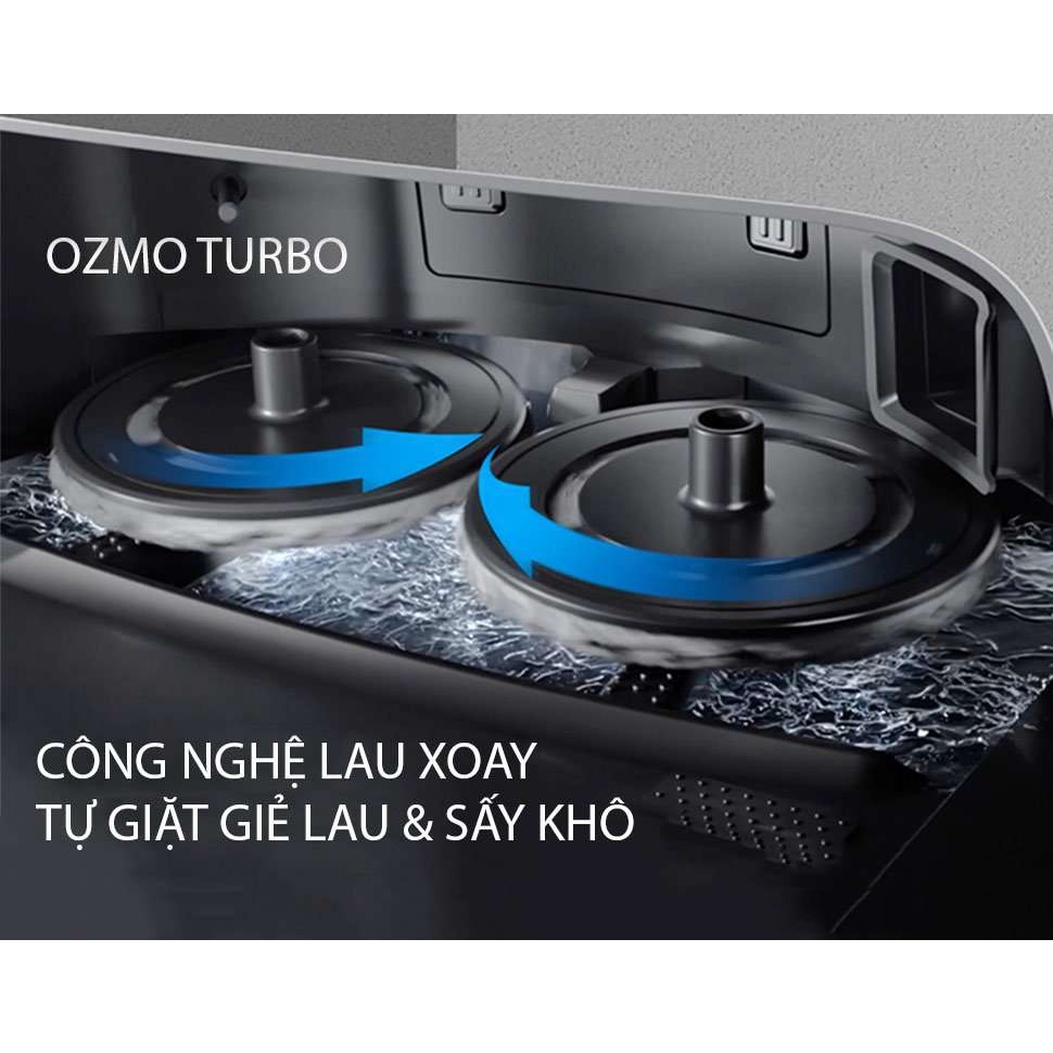 Robot hút bụi lau nhà Ecovacs Deebot X1 Turbo - Tự động giặt khăn lau, Lực hút 5000Pa - Bản Quốc Tế, Sử dụng Tiếng Việt