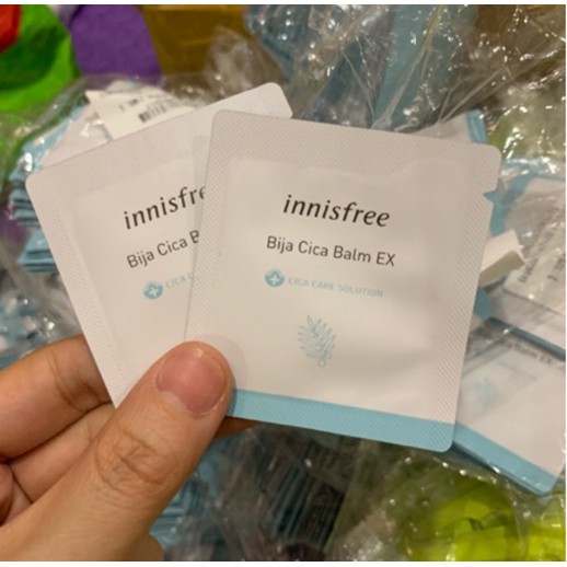 Sample Gel trị mụn Innisfee Bija Cica Balm sample 1Ml