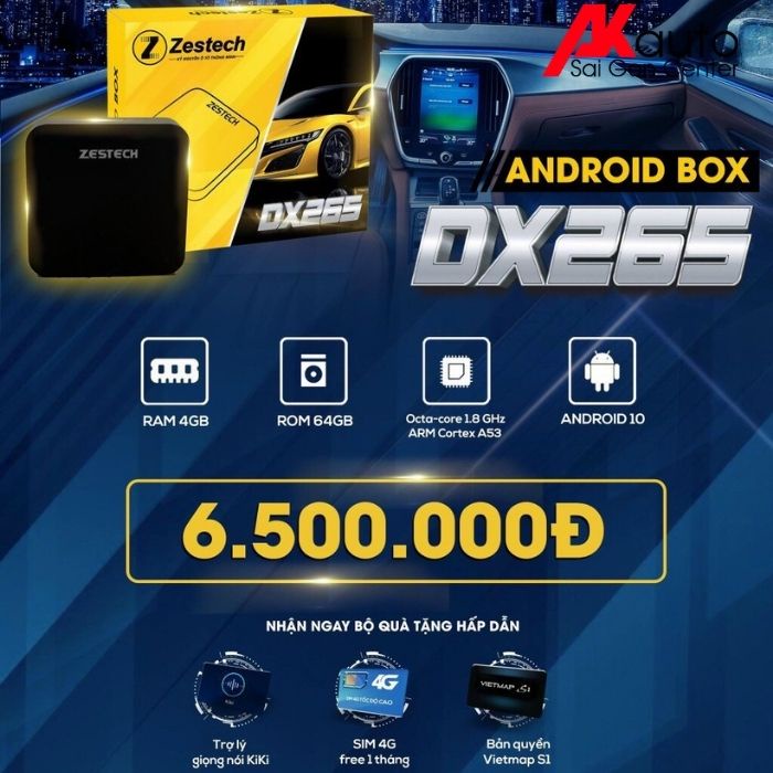 Android Box Zestech DX265 dành cho Ô Tô - Biến Màn hình Zin Thành Màn Hình Android