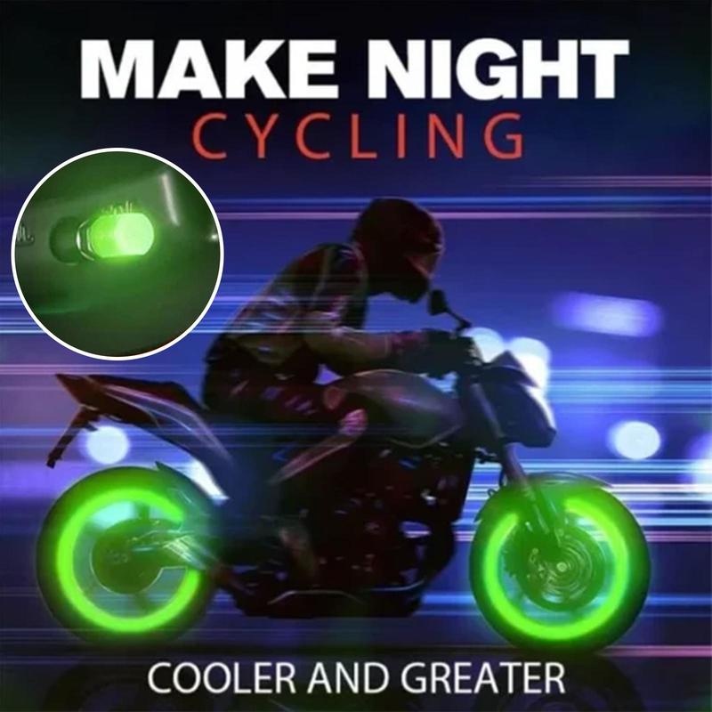 1/4 Nắp Van Bánh Xe Dạ Quang Bằng ABS Chống Nước Chống Ăn Mòn