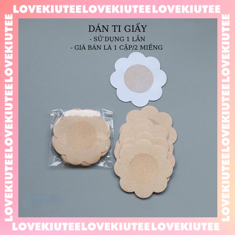 Miếng dán ngực hình hoa và miếng dán ngực silicon dành cho bạn gái LOVEKIUTEE
