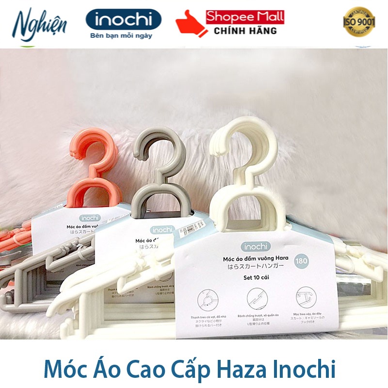 [ 10 Phân Loại ] Móc Treo Quần Áo, Móc Treo Đa Năng Hara, Bộ Sưu Tập Móc Quần Áo Người Lớn Nhựa Cao Cấp Inochi