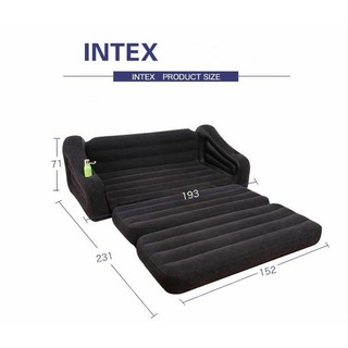 Ghế giường hơi đôi đa năng 231x193x71cm INTEX 68566 - Kèm bơm điện