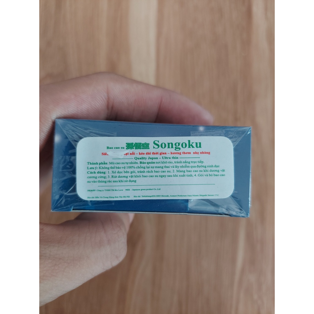 Bao Cao Su Songoku Nhật Bản hộp 12c