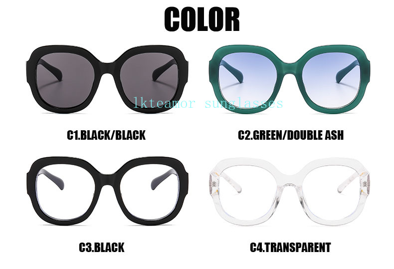 Kính Mát Gọng Tròn Phong Cách Retro Âu Mỹ