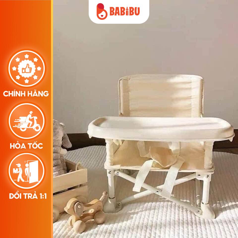 Ghế Ăn Dặm Gấp Gọn HOO BOOSTER Bản Hàn Siêu Nhẹ Cho Bé,Ghế Ăn Dặm Du Lịch Babibu - GANHB