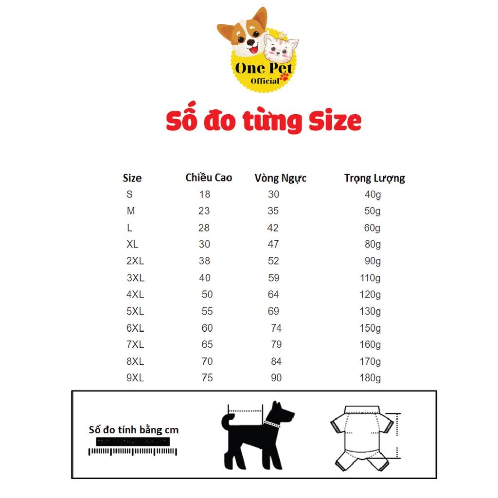 Áo cho Chó Adidog đủ Size từ S - 9XL, Quần Áo cho Chó Size lớn - One Pet Shop