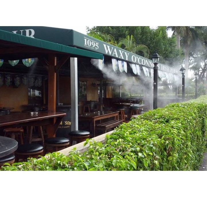 Phun sương làm mát quán ăn, cafe gồm đủ phụ kiện trọn bộ 5,10,15,20,25,30 béc phun bơm sương Đài Loan