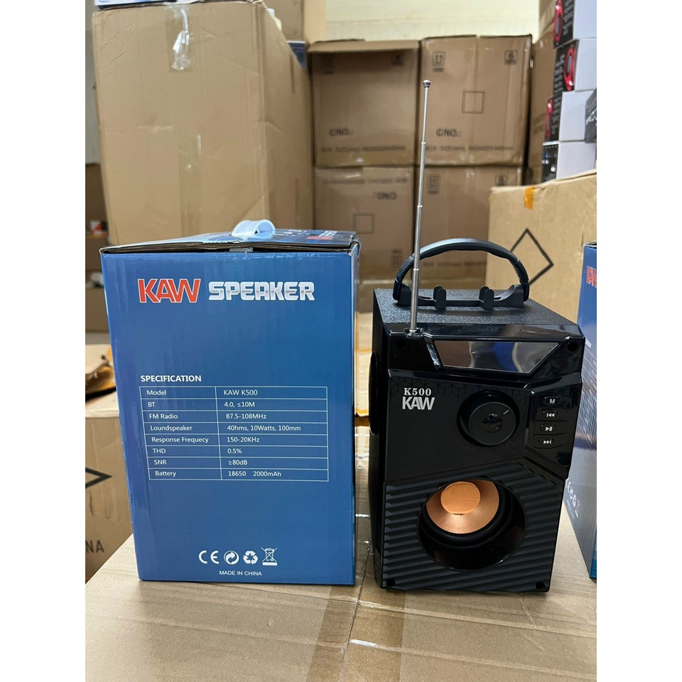 Loa bluetooth karaoke mini K500, loa kẹo kéo không dây nghe nhạc gia đình kèm micro hát công suất lớn hỗ trợ tiếng việt