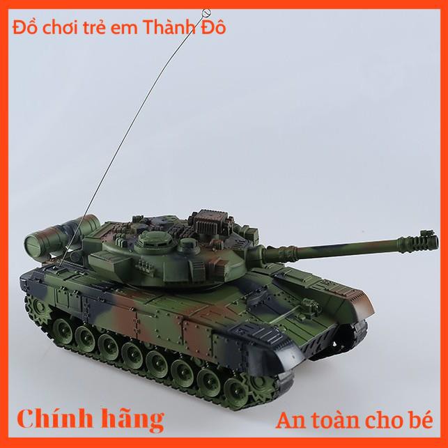 XE TĂNG ĐIỀU KHIỂN TỪ XA,  WAR TANK QUAY NÒNG PHÁO 360 ĐỘ ,   ( DÀI 26CM RỘNG 13CM) - W081728