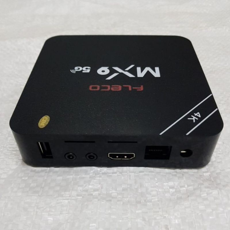 Tv Box Fleco H265 Android 10.1 Ram 2gb 16gb Hevc 4k Hd Wifi Lan Ott Youtube Netflix Kodi