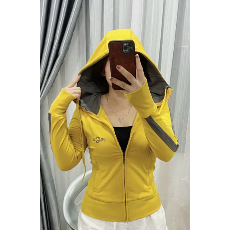Áo khoác chống nắng 4 túi ,Nón siêu to