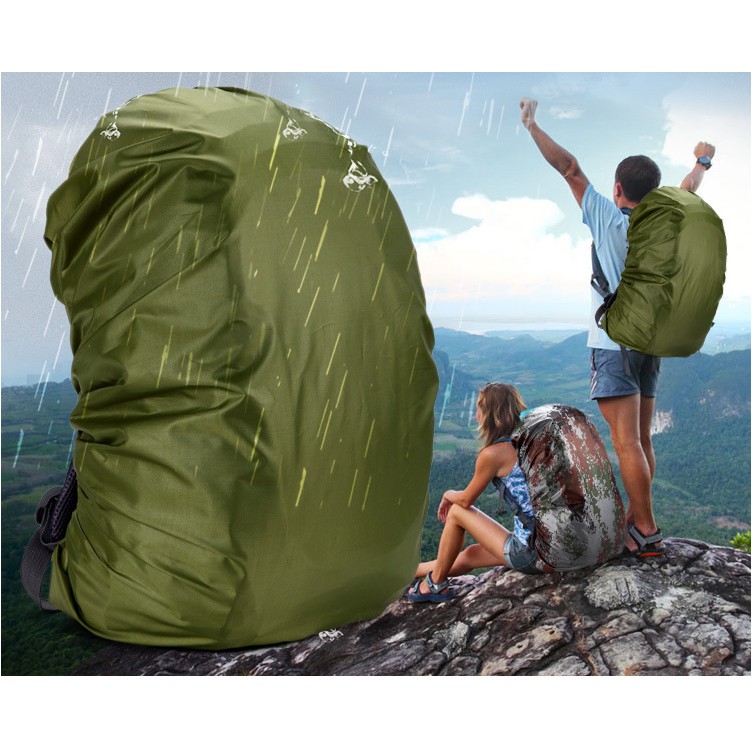 Túi trùm balo - Áo mưa balo 35L - 45L - 80L chuyên phượt, du lịch