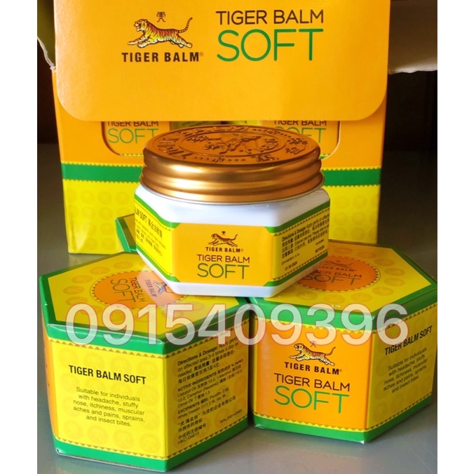 [chính hãng] DẦU CÙ LÀ CON HỔ TIGER BALM SOFT NỘI ĐỊA SINGAPORE