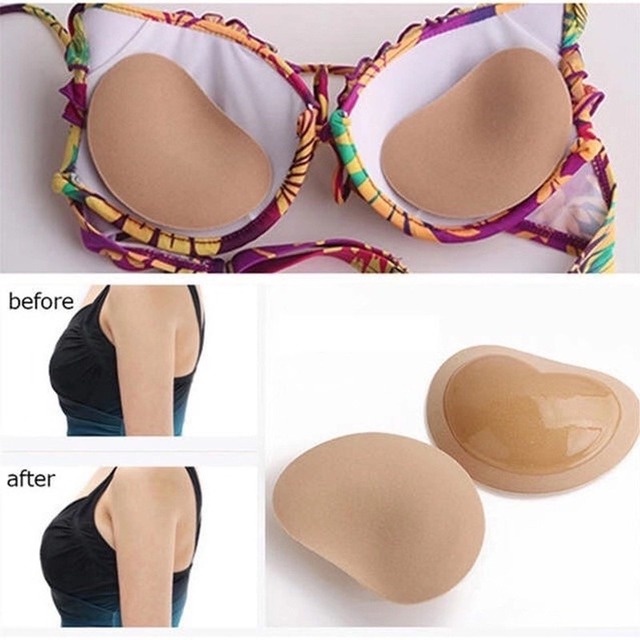 Miếng Đệm Nâng Ngực Bằng Silicone Trái Tim Thoáng Khí Cho Nữ