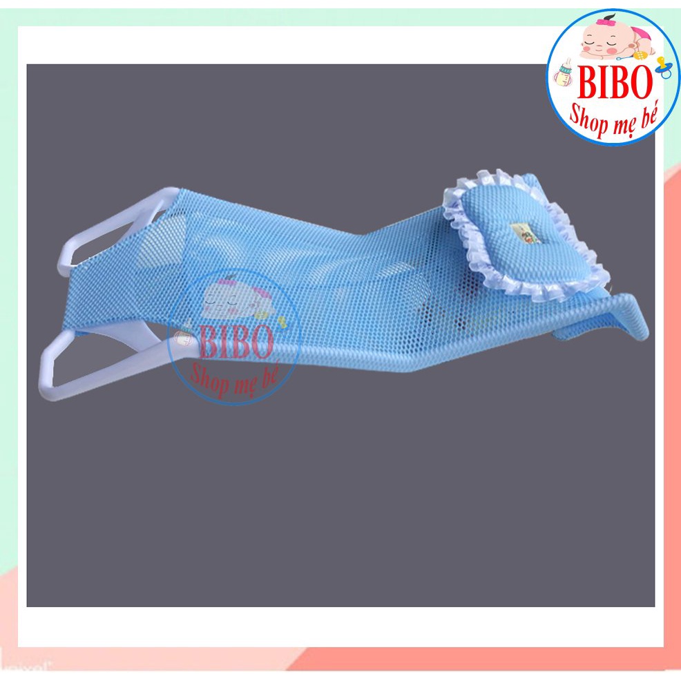 Lưới Tắm, Giá Tắm Kèm Gối Cho Bé Sơ Sinh