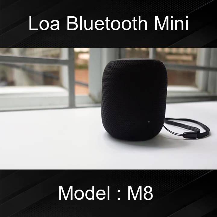 Loa Bluetooth Mini M8 Tueman Bass Cực Mạnh, Loa Bluetooth Di Động Âm Thanh Sống Động Pin Siêu Trâu Hỗ Trợ Thẻ Nhớ | BigBuy360 - bigbuy360.vn