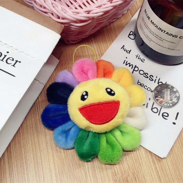 Ghim Cài Áo Hình Hoa Hướng Dương Mặt Cười Dễ Thương